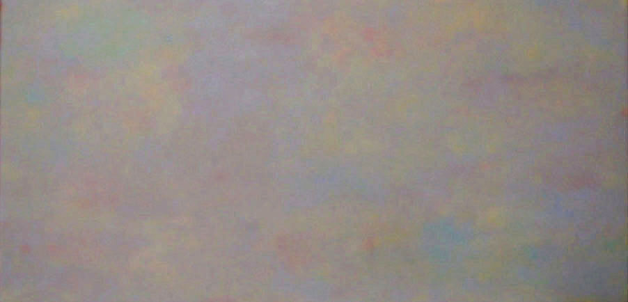 b238-Hiding in gray, 80x40x4cm, Acryl auf Leinwand, 2004